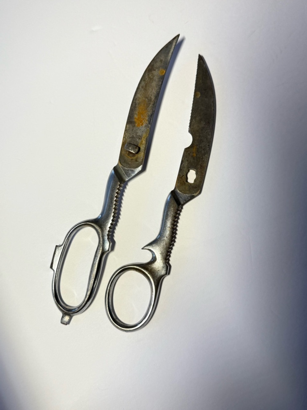 Vintage Silver-Tone Kitchen Scissors and Teaspoons Set - Silver - Picture 13 of 13